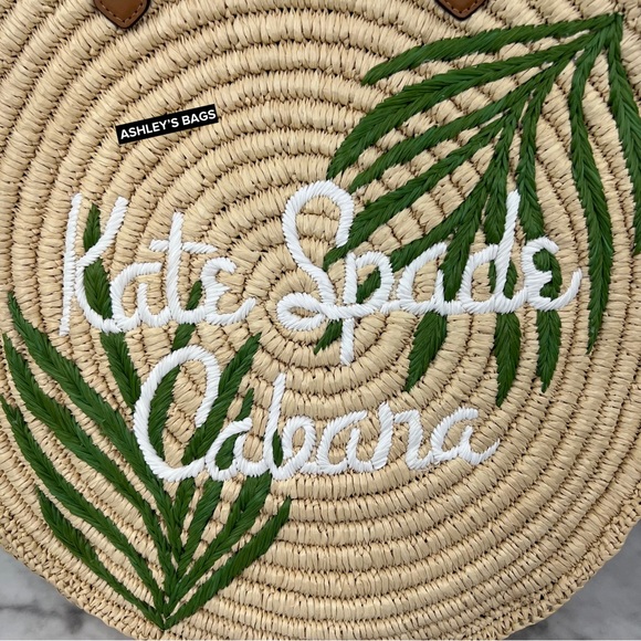 Kate Spade Sunkiss Cabana Straw Medium Tote - Picture 3 of 11